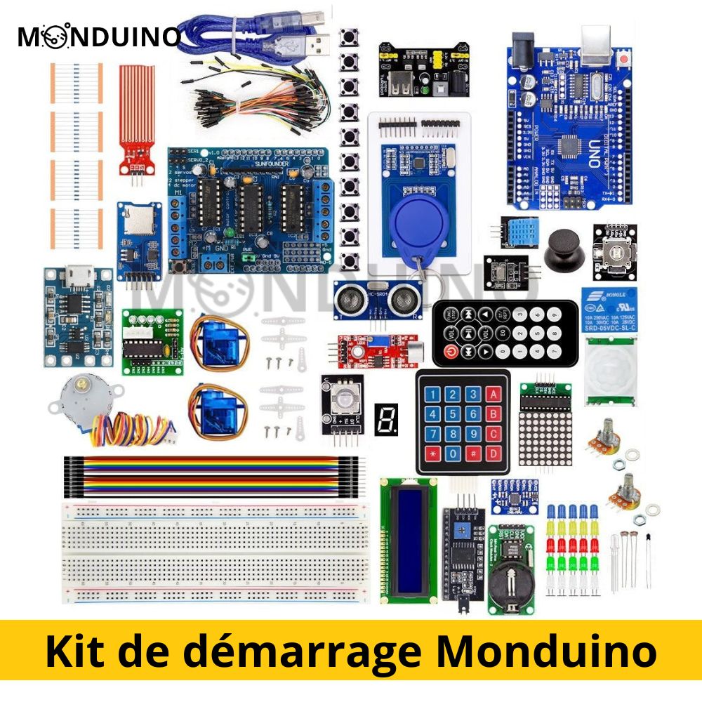 Kit Arduino starter avec 37 modules, Starter Kit – MONDUINO