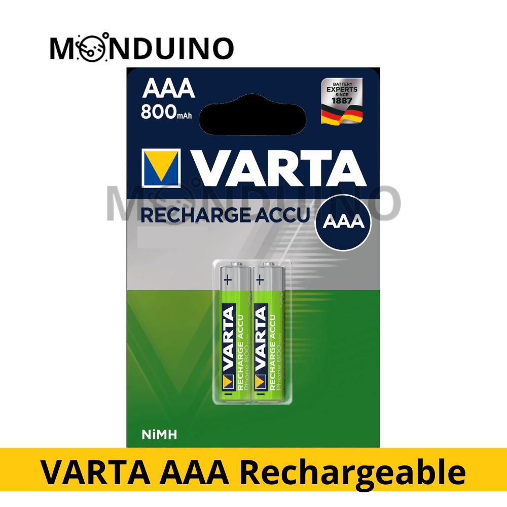Recharge Accu Power 800 mAh AAA Batterien