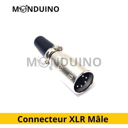 Connecteur XLR Mâle et Femelle 5 pins - Fiche 5 broches