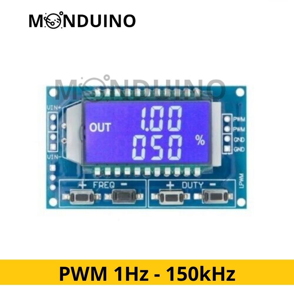 Module PWM Générateur signaux impulsion 1Hz - 150kHz Fréquence + Duty cycle GBF