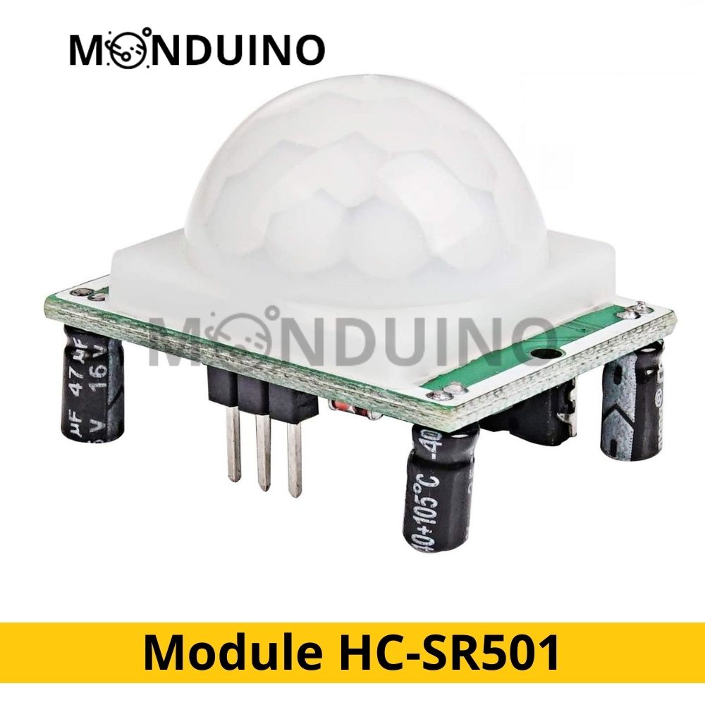 HC-SR501 Module capteur de mouvement infrarouge PIR 5V 12V réglable