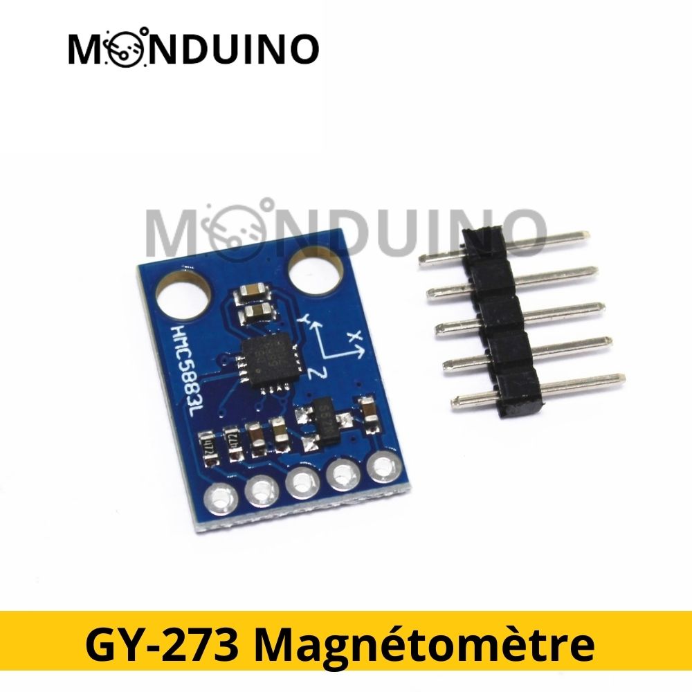 Module GY-273 QMC5883L Capteur de champ magnétique Magnétomètre 3 axes