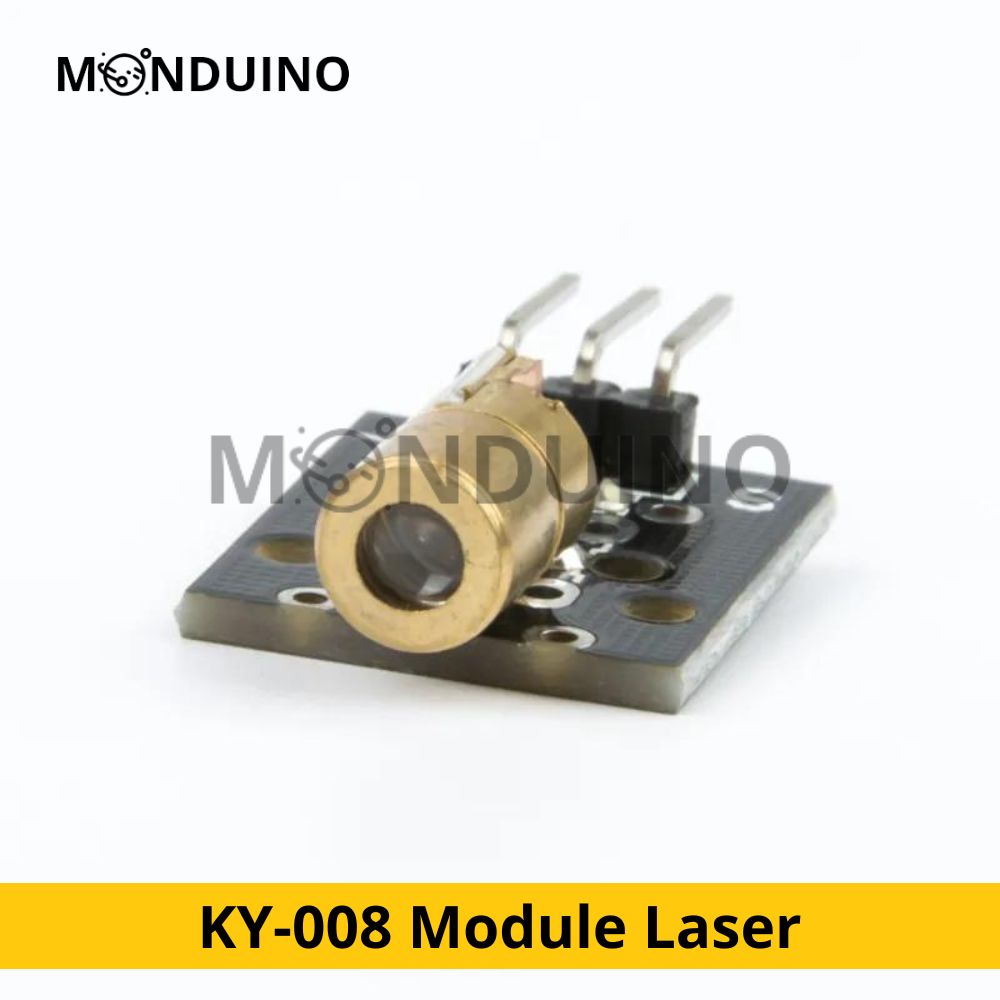 KY-008 Module Laser rouge 5V 650nm 5 mW - DIY mini diode 6mm pour Arduino