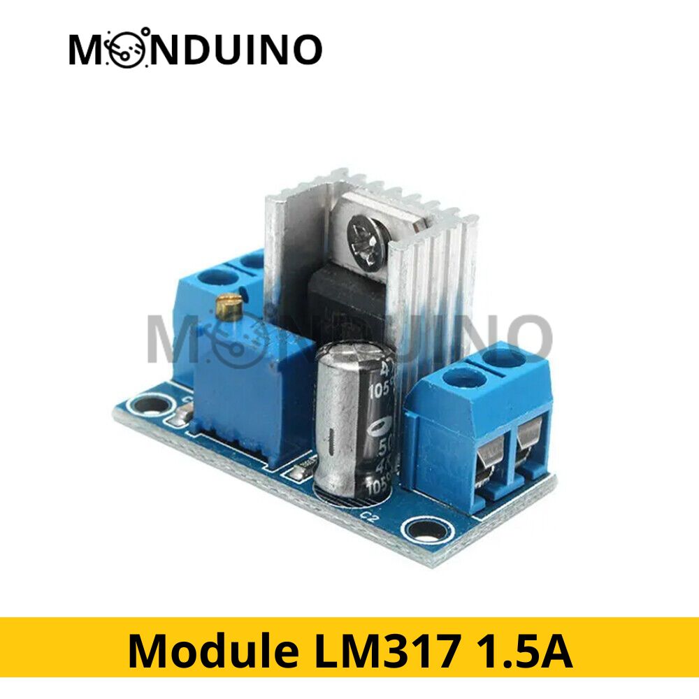 LM317 Module alimentation Step Down 1.5A 4-40V régulateur de tension 5V 12V 24V