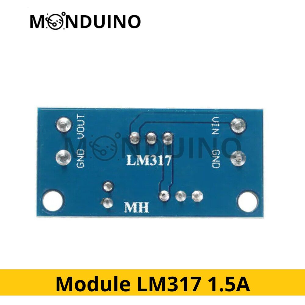 LM317 Module alimentation Step Down 1.5A 4-40V régulateur de tension 5V 12V 24V