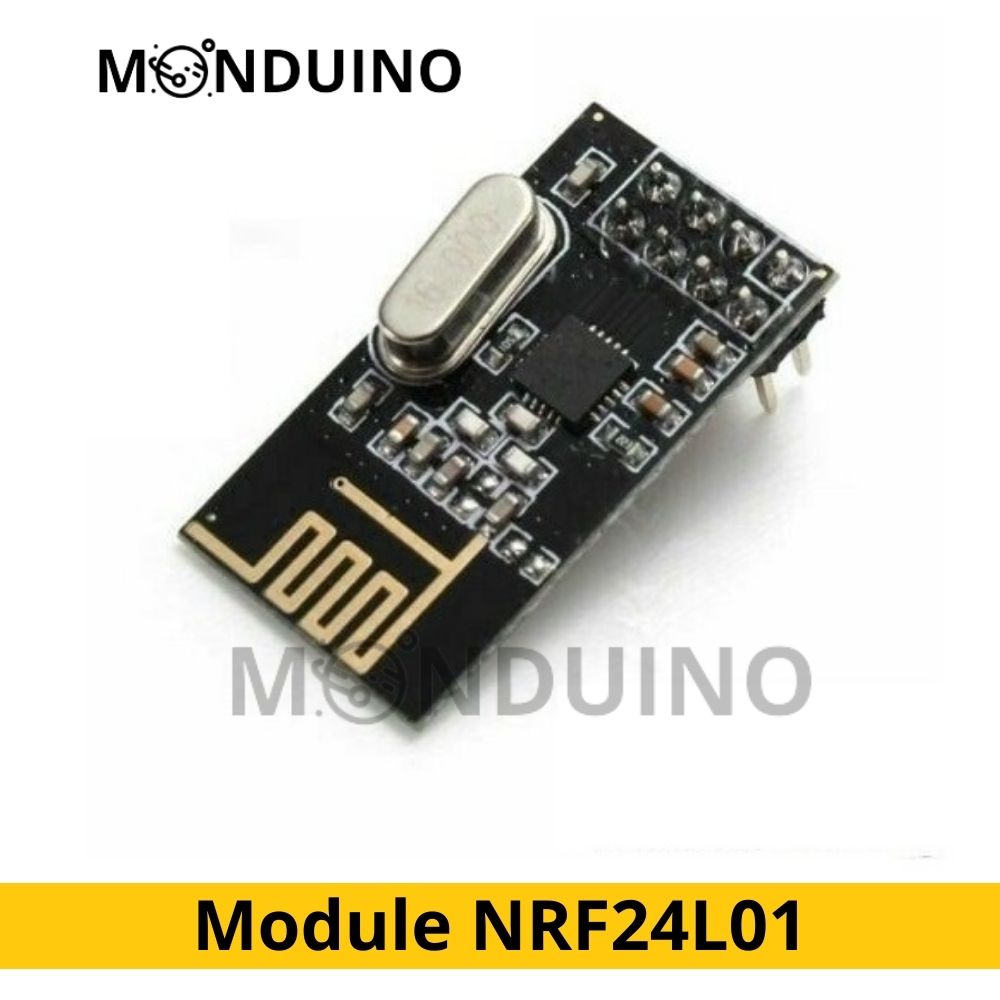 Module NRF24L01 émetteur récepteur 2.4Ghz et adaptateur 5V wireless RF