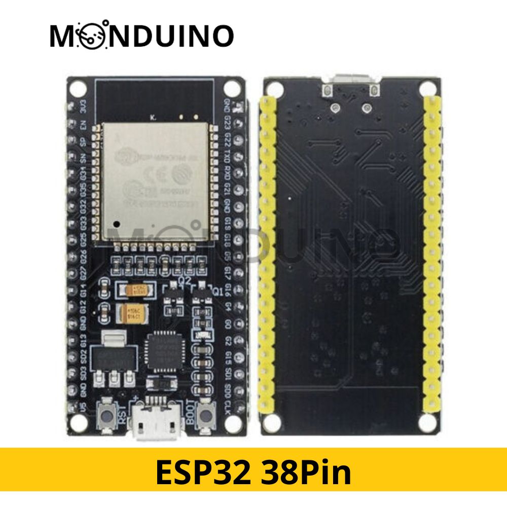 Module ESP32 NodeMCU avec Wifi et Bluetooth intégrés, disponible en différentes configurations de broches 30PIN et 38PIN pour une utilisation avec Arduino et Raspberry Pi