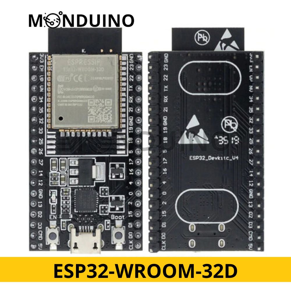 Module ESP32 NodeMCU avec Wifi et Bluetooth intégrés, disponible en différentes configurations de broches 30PIN et 38PIN pour une utilisation avec Arduino et Raspberry Pi