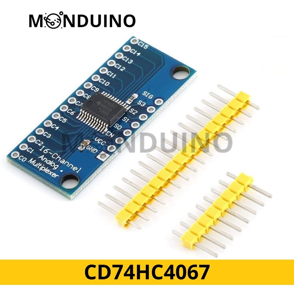 Module CD74HC4067 CMOS 16 Channel Digital Analog Multiplexer Breakout Module