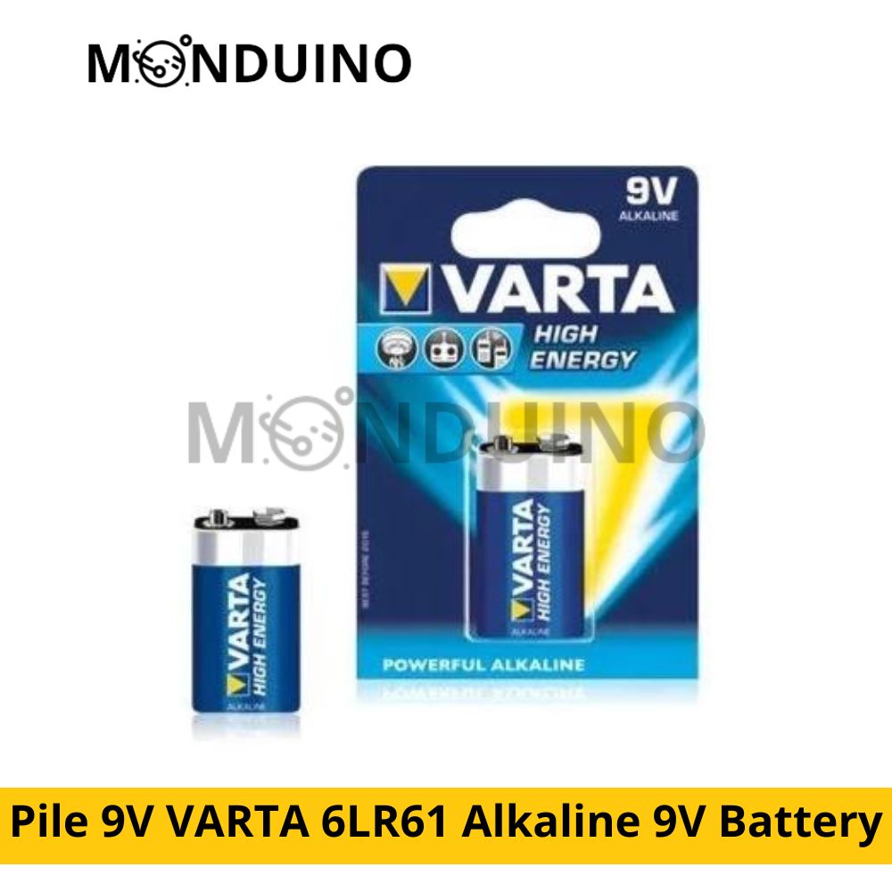 Pile 9V VARTA 6LR61 Alkaline 9V Battery