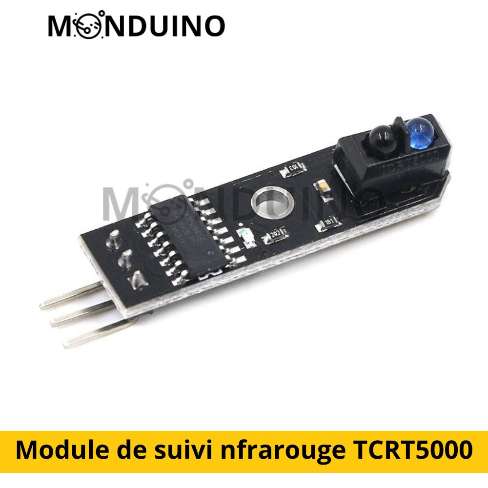 TCRT5000 Module de suivi infrarouge pour voiture intelligente avec détection de lignes