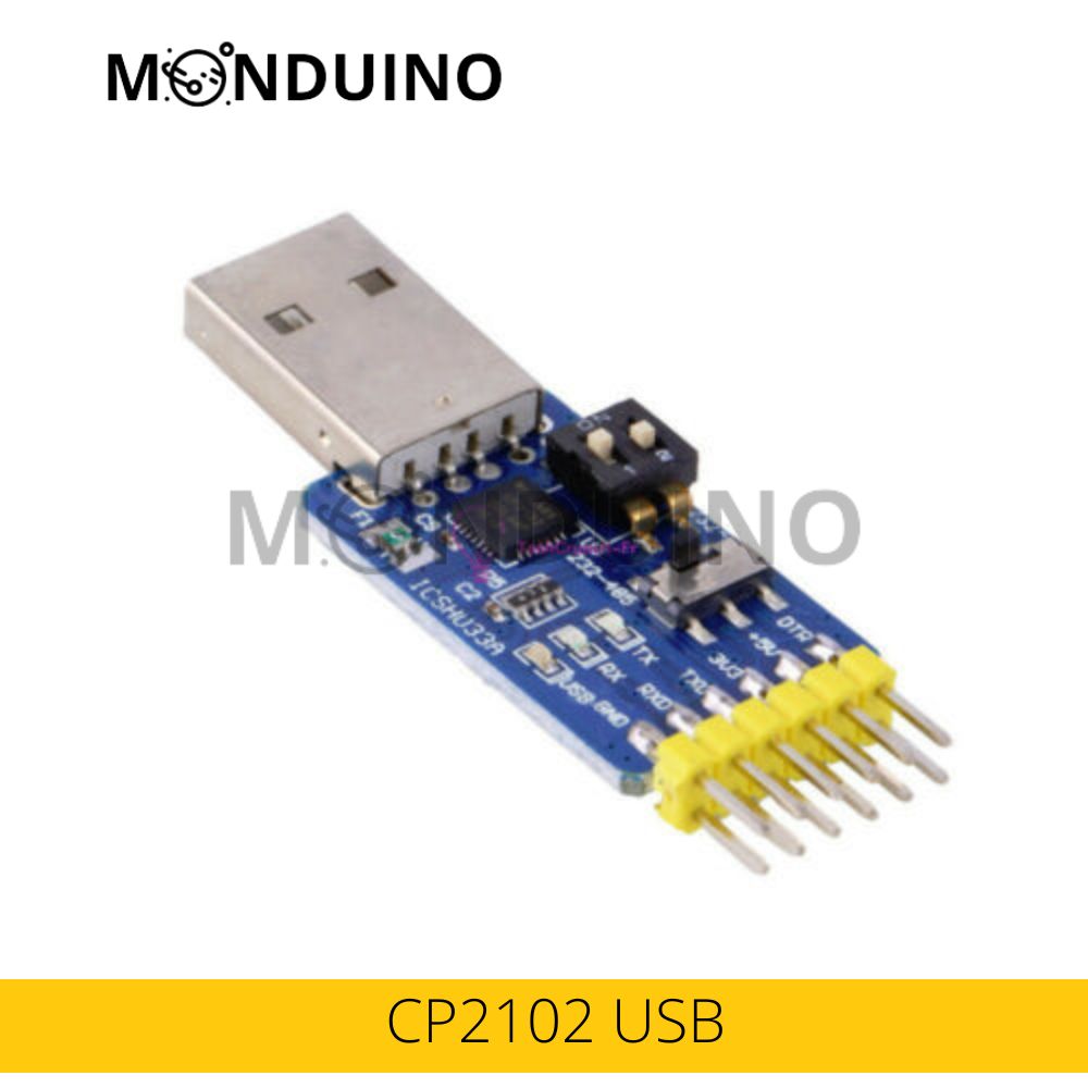 CP2102 USB TO TTL RS232 USB TTL TO RS485 MUTUAL CONVERT 6 IN 1 CONVERT MODULE