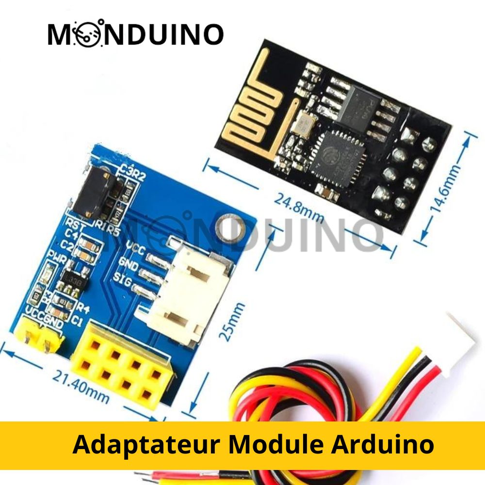 Esp8266 ws2812 DEL Contrôleur esp-01 esp-01s RGB IDE Adaptateur Module Arduino