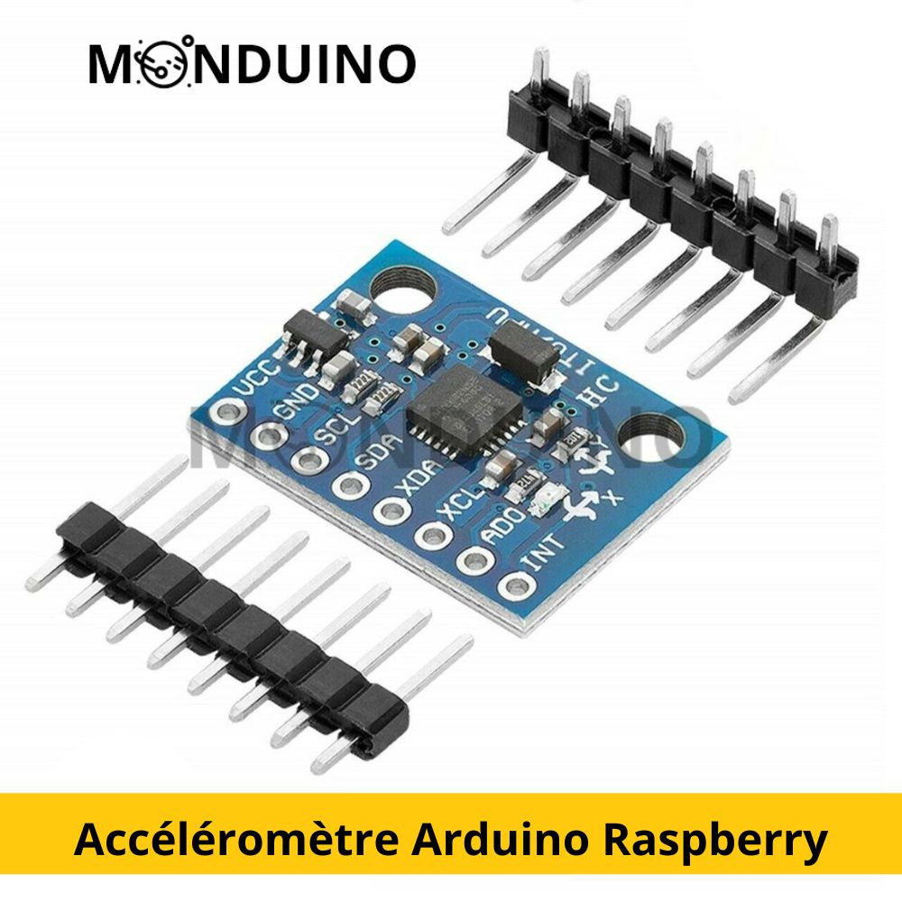 GY-521 MPU-6050 à 3 Axes Gyroscope Accéléromètre Arduino Raspberry