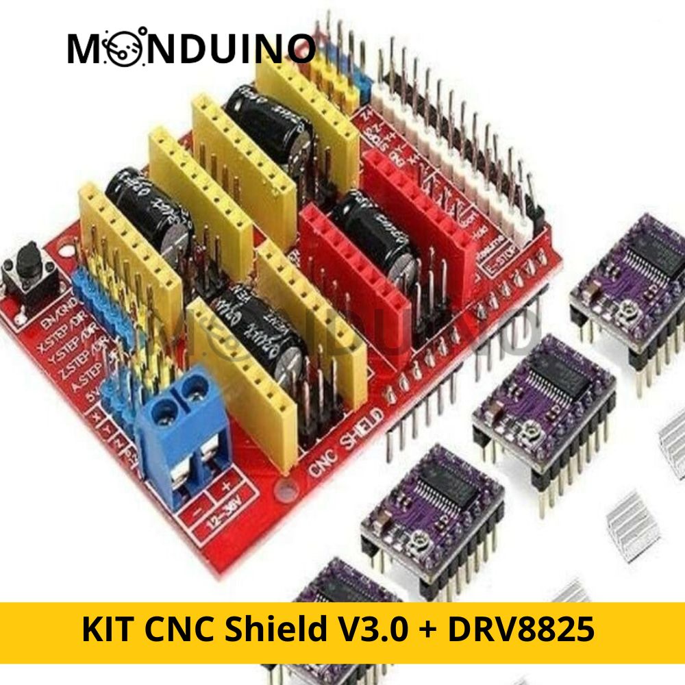 KIT CNC Shield V3.0 & DRV8825 Driver