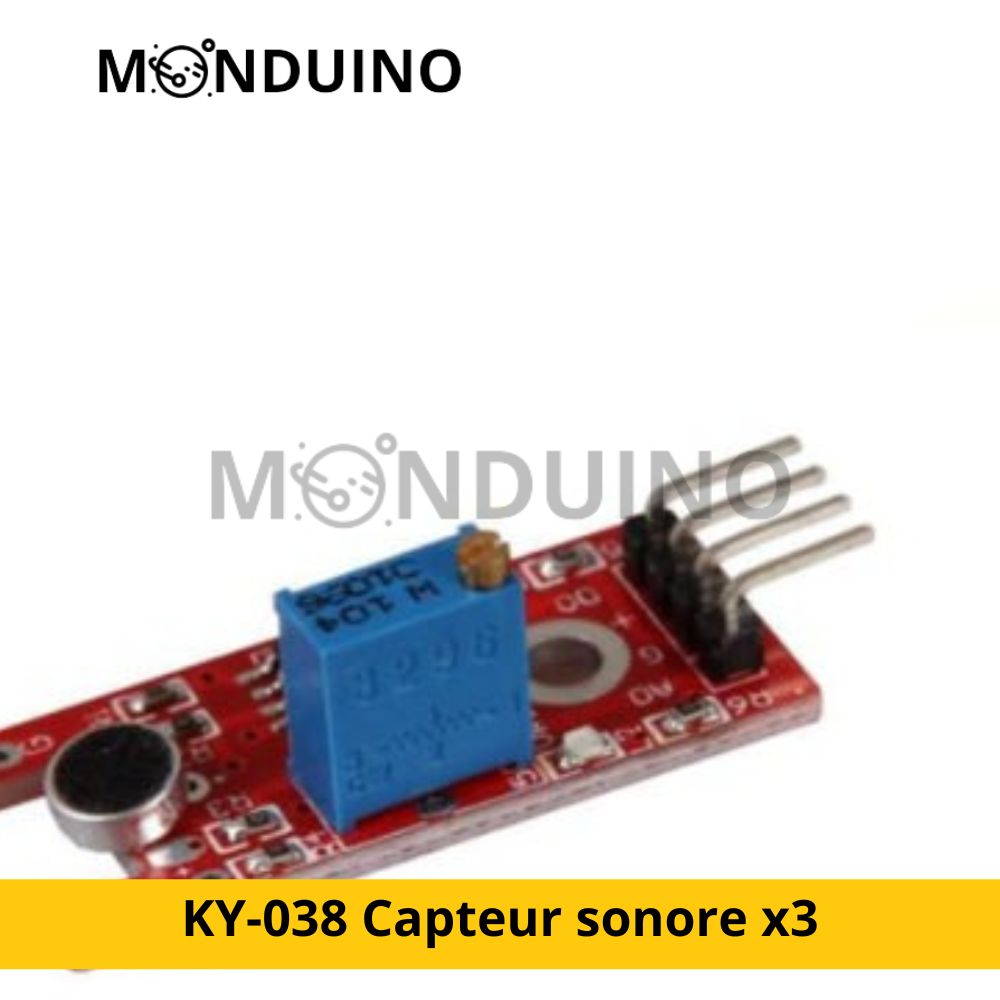 KY-038 Capteur sonore x3