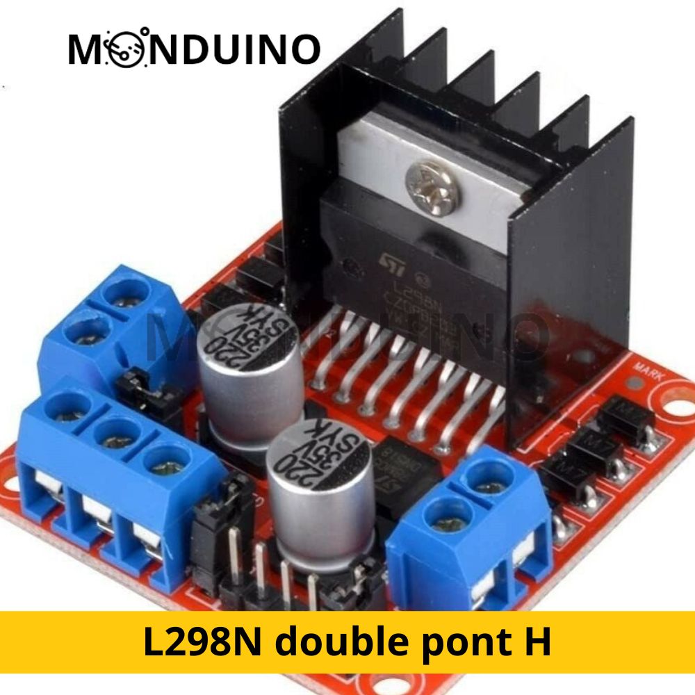 L298N Double H-bridge stepper motor controller &amp; Motortreiber für Schrittmotor Driver komp. with Arduino Raspberry