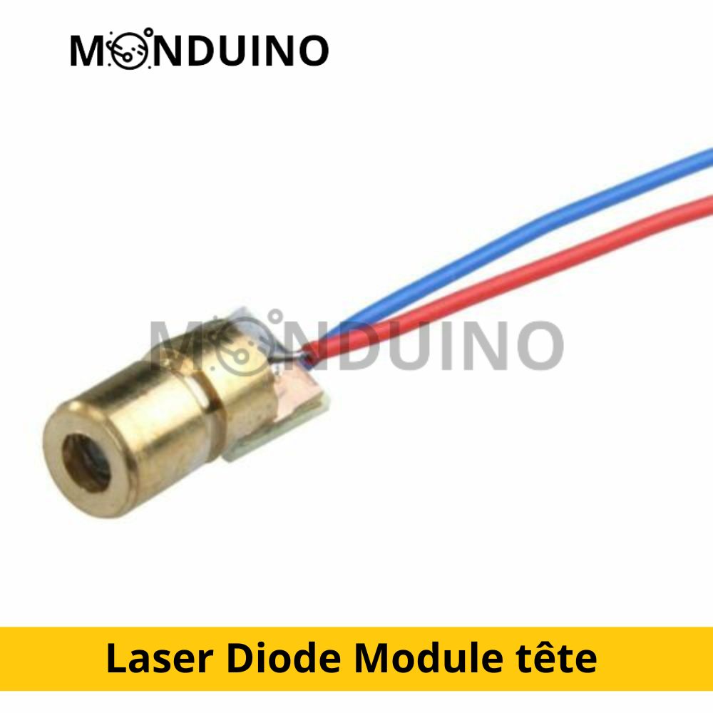 Laser 650nm Mini 6mm 5V 5MW Laser Diode Module Head WL Red arduino raspberry