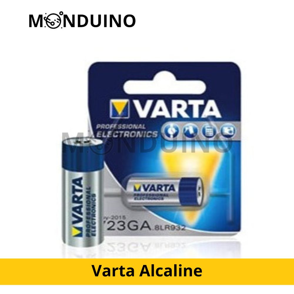 Lot de 2 piles Alcaline V23GA A23 MN21 Varta Alcaline 12V 2/3LR03 50 mAh 8LR93