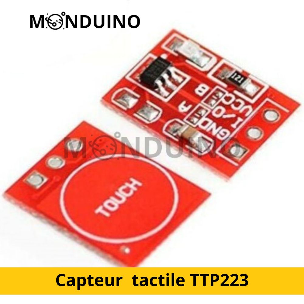 Module capteur touche tactile capacitif TTP223 - Module Switch Arduino