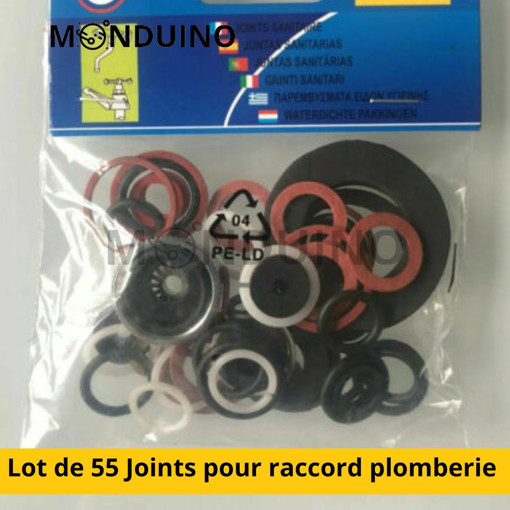 Lot de 55 Joints silicone raccord plomberie dépannage plombier