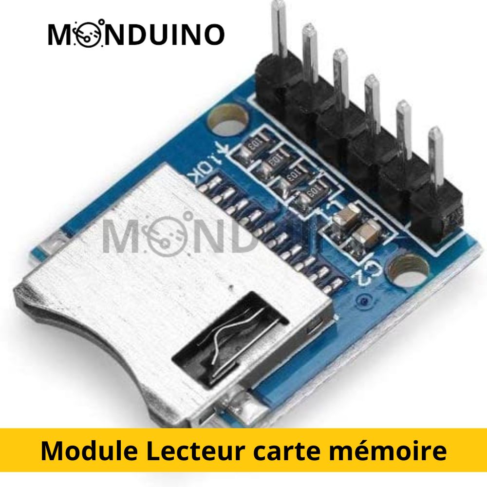 Module Lecteur carte mémoire micro SD Arduino Micro SD TF Card