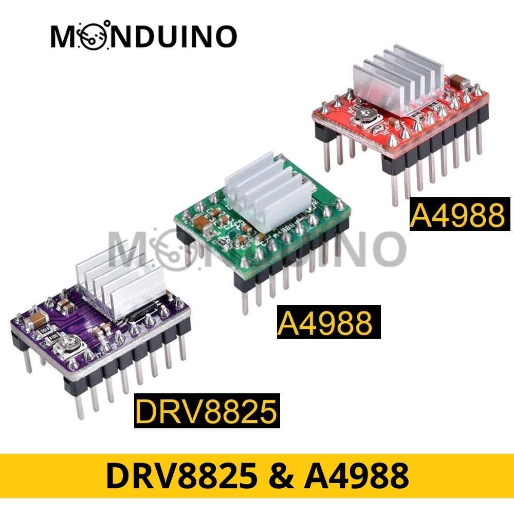 A4988 & DRV8825 Contrôleur Stepper driver moteur pas à pas 2A CNC Imprimante 3D