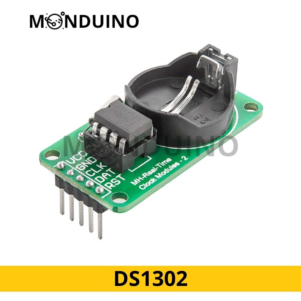 RTC DS1302 Serial Real Time Clock &amp; Echtzeit-Uhr-Modul