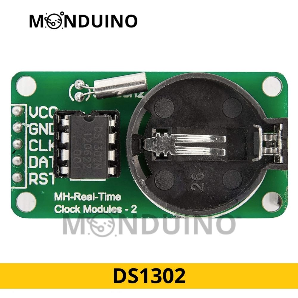 RTC DS1302 Serial Real Time Clock &amp; Echtzeit-Uhr-Modul