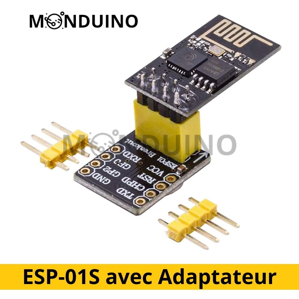 ESP-01S avec Adaptateur USB, DHT11 pour ESP8266 ESP-01