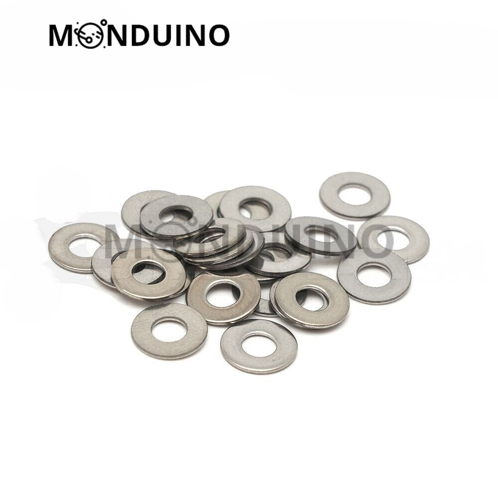 Rondelles Moyennes M Inox A2 - M1.6 M2 M2.5 M3 M4 M5 M6 M8 - Lots 5