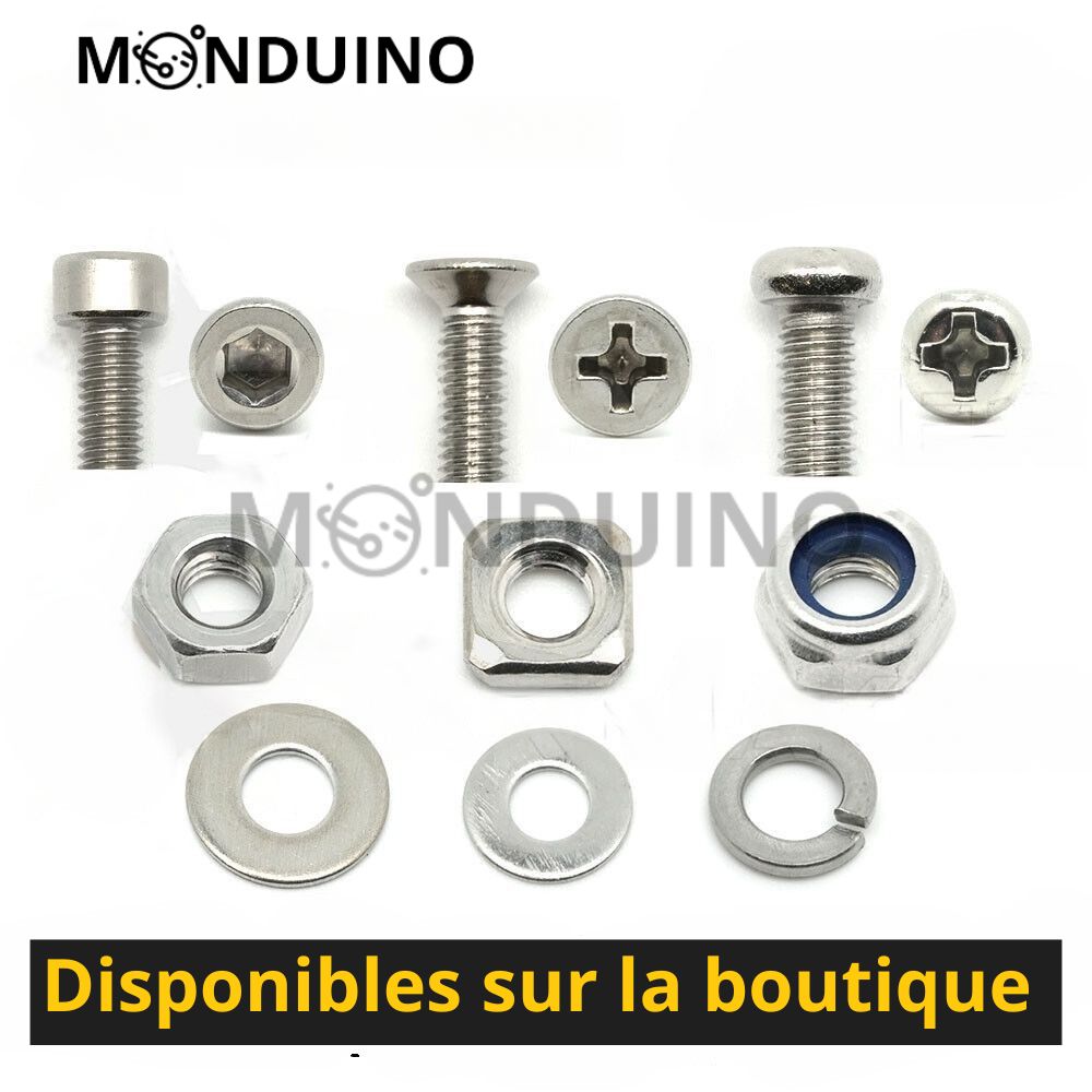 Rondelles Moyennes M Inox A2 - M1.6 M2 M2.5 M3 M4 M5 M6 M8 - Lots 5