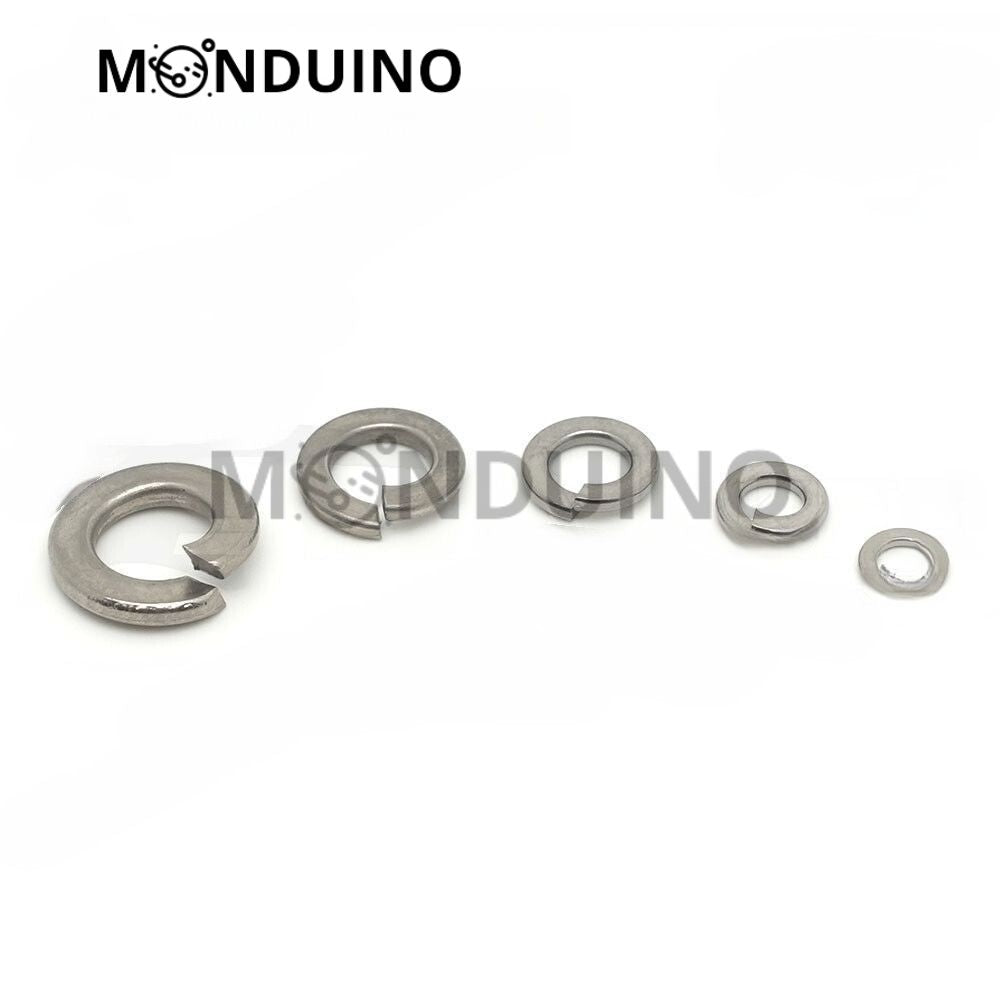 Rondelles ressort Inox A2 DIN 127B Grower spring - M2.5 M3 M4 M5 M6 - 5 à 20 pcs