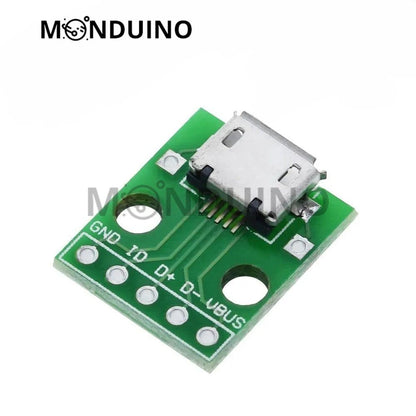 Connecteur USB to DIP pin PCB - Adaptateur Mâle / Femelle / Micro convertisseur