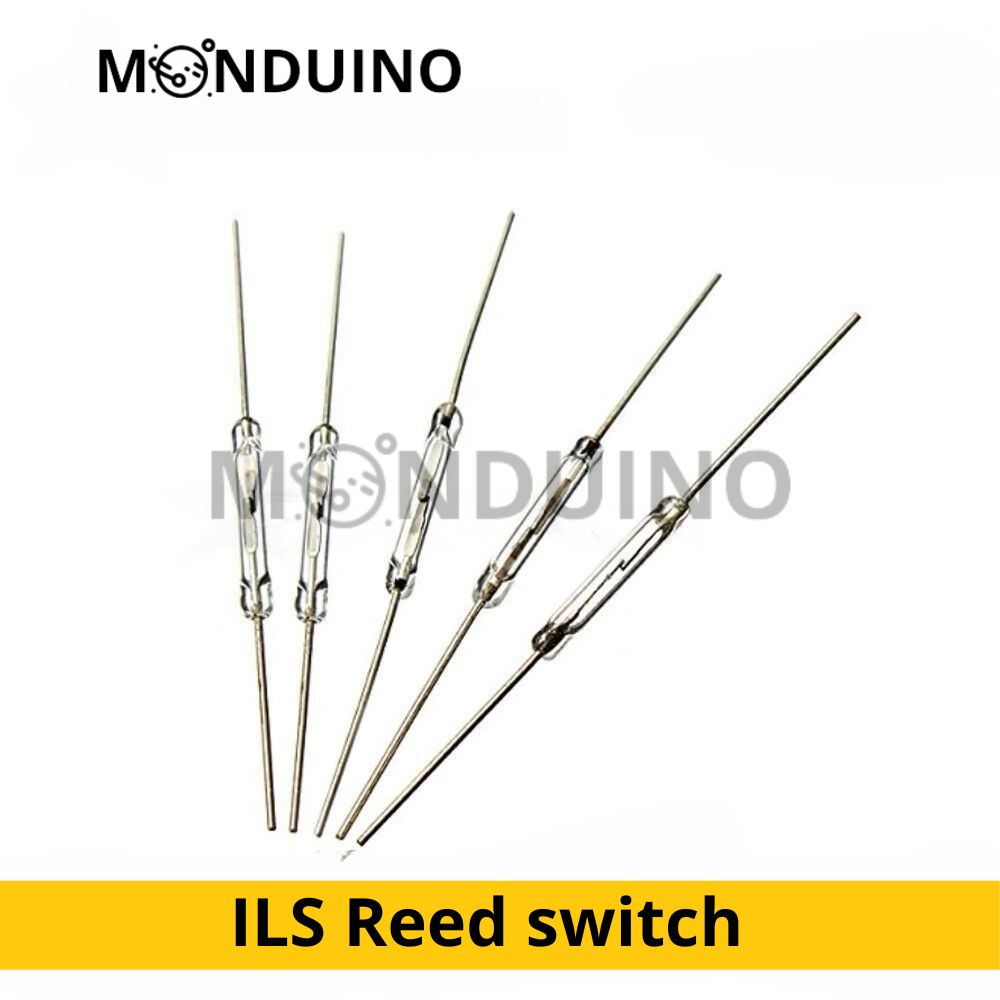 Interrupteur à lames souples REED switch NO - 1 à 50 pcs - ILS magnétique 14 mm