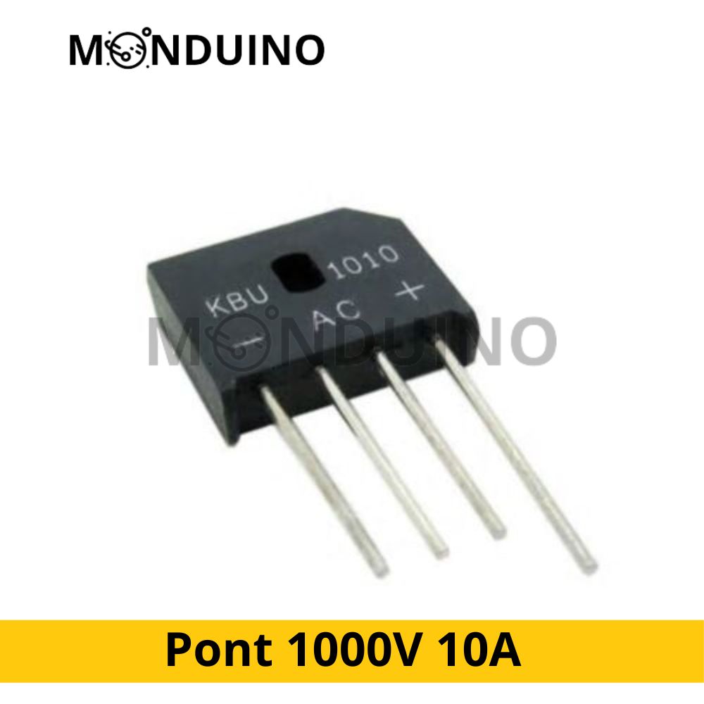 KBU1010 Pont de Diodes redresseur 1000V 10A - Bridge rectifier