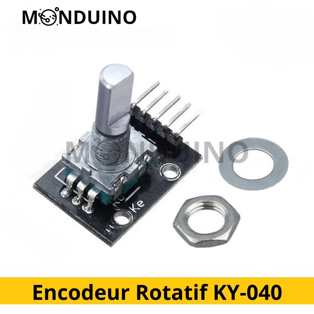 Encodeur Rotatif KY-040 - Module pour Arduino Raspberry AVR PIC