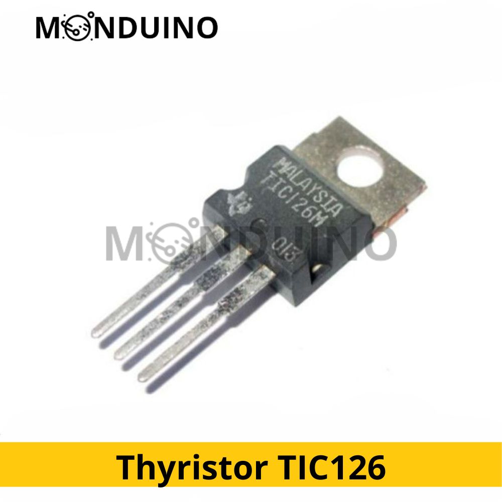 Thyristor TIC126D TIC126M TIC126N - 400V 600V 800V 12A - TO-220