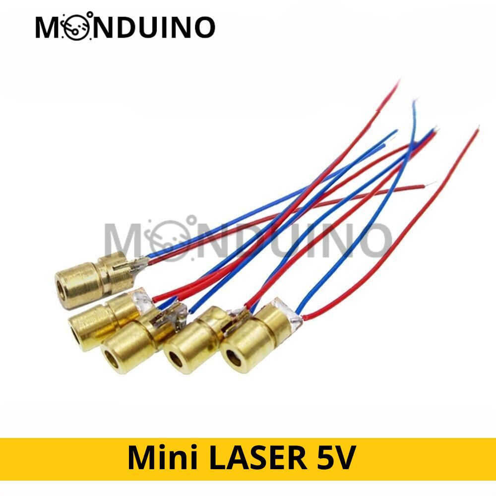 Module LASER Rouge 5V 650nm - DIY mini diode 6mm 5 mW