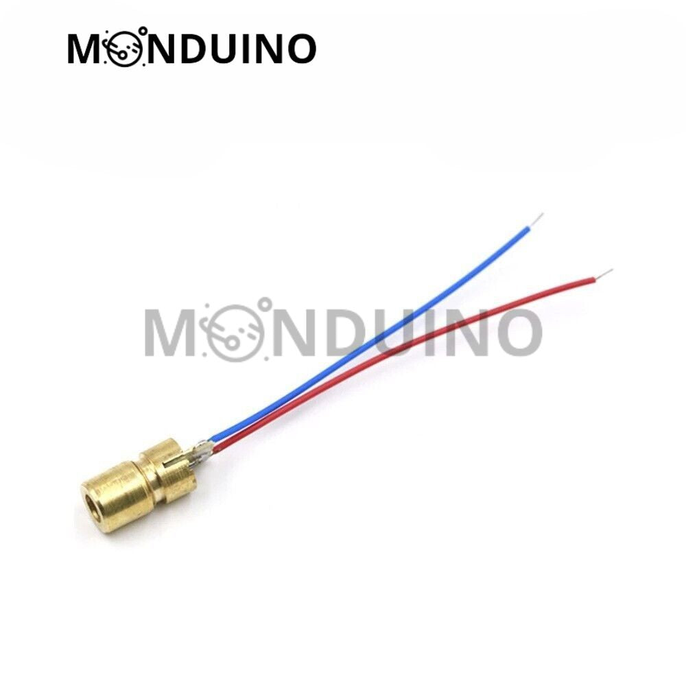 Module LASER Rouge 5V 650nm - DIY mini diode 6mm 5 mW