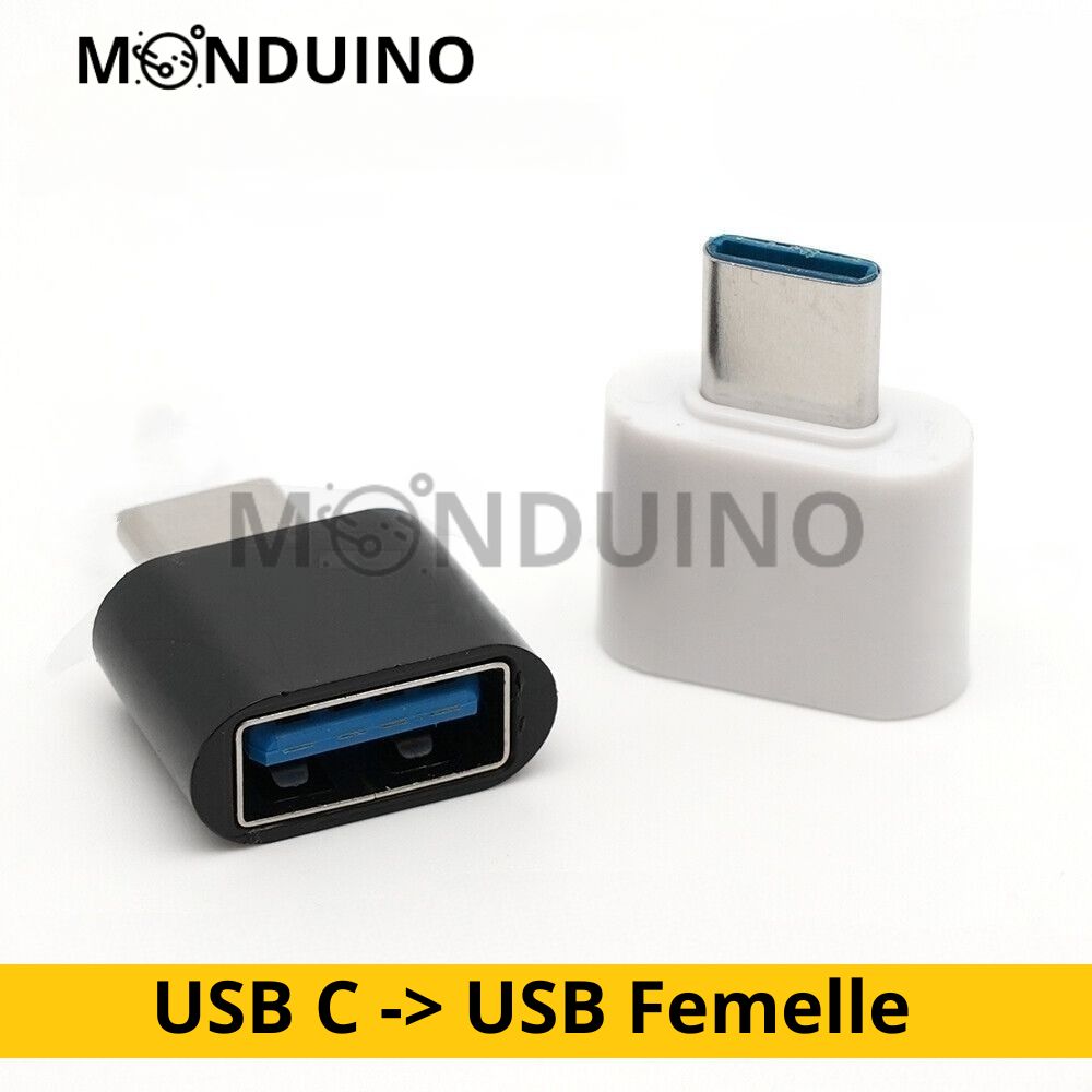 Adaptateur USB Type C vers USB 3.0 Femelle OTG - Universel Téléphone Tablette