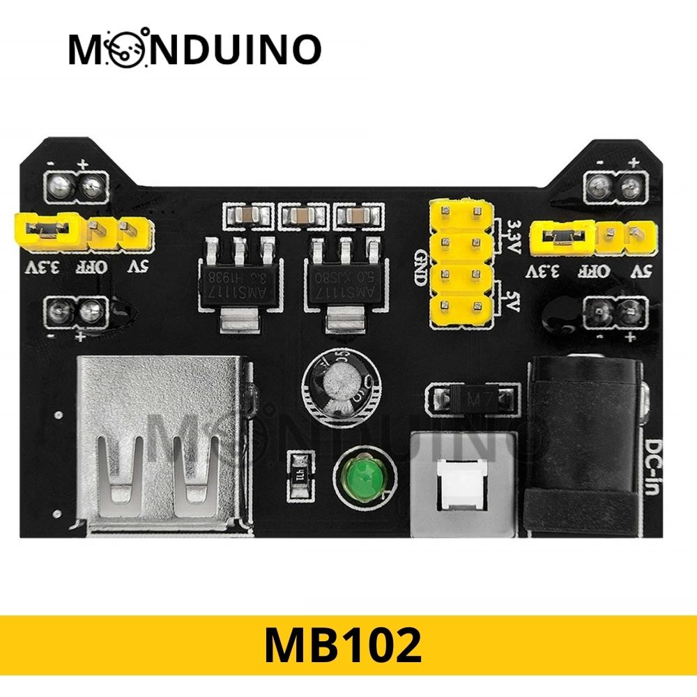 Module d'alimentation MB102 Breadboard & Stromversorgungsmodul MB-102