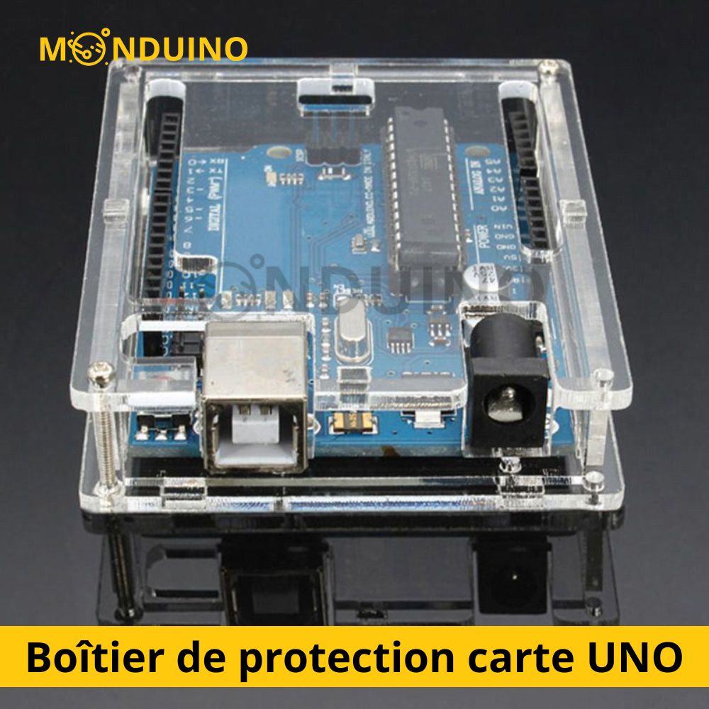 Uno R3 Case boîtier Nouvelle boîte pour Arduino UNO Acrylique