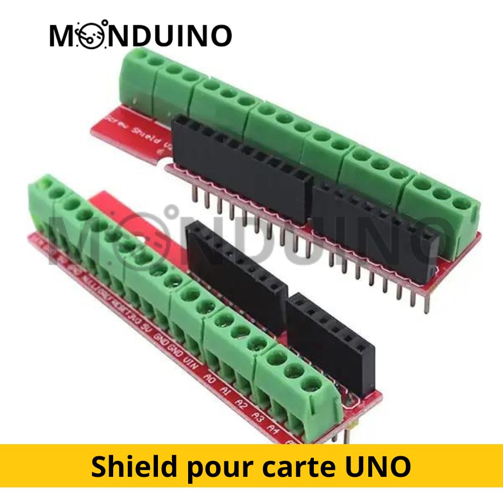 Terminal de carte d'extension Shield à borniers pour UNO