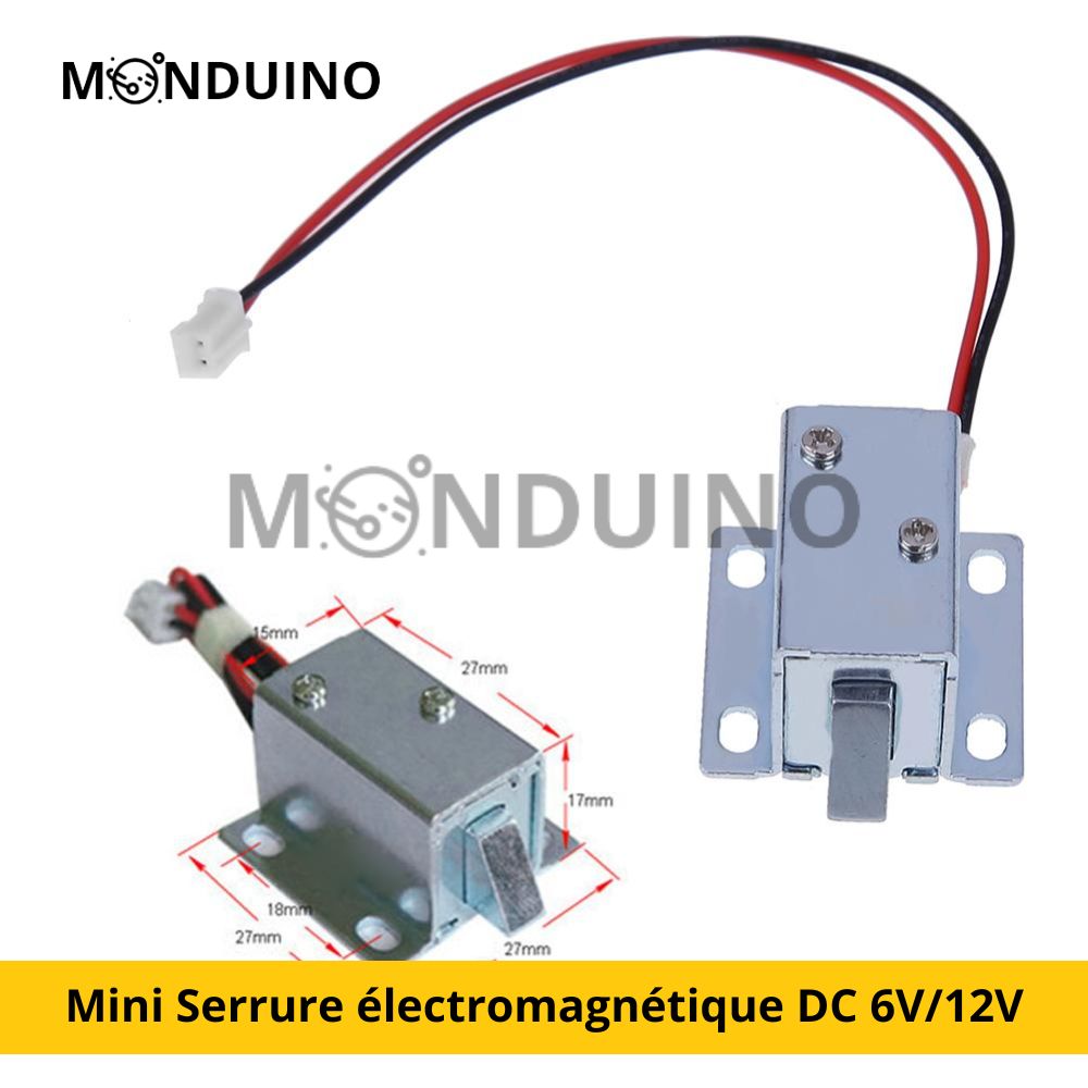 Mini Serrure électromagnétique & Elektromagnetischer Sicherheitsverschluss