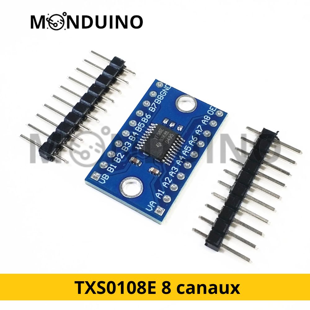 Convertisseur de niveau logique TXS0108E 8 canaux pour Arduino et Raspberry Pi