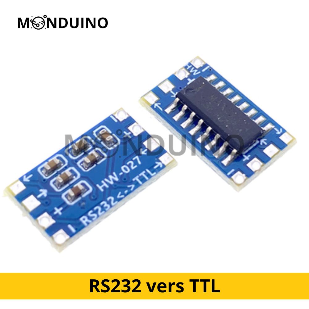 MAX3232 convertisseur RS232 vers TTL & bidirektional seriell TTL-RS232 Konverter Modul