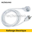 Rallonge Electrique Prolongateur Blanc 2/3/5/10m Prise Terre