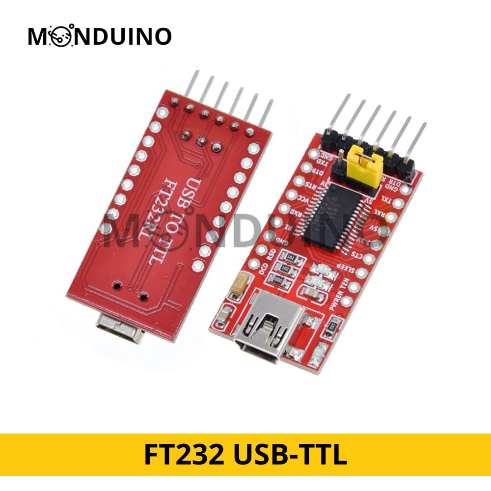 FT232 FTDI Mini USB to TTL Serial UART module adaptateur 3.3V 5V