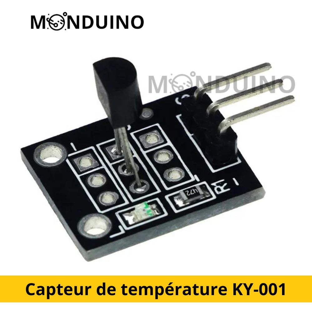 Capteur de température KY-001 ou DS18B20: Mesurez avec précision la température ambiante